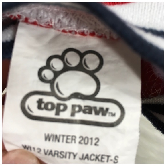 Dog Varsity Jacket from Top Paw Size Small - Picture 4 of 5
